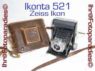 ZEISS IKON Ikonta 521 R1134 Novar Anastigmat 1 4 5 F 75mm Ledertasche