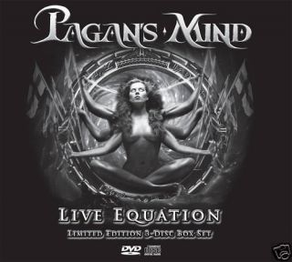 PAGANS MIND   Live Equation Ltd. Double DVD + CD Box Set 2009