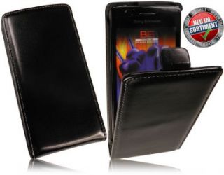 Leder Tasche Vertikal tasche Handy tasche Flip style Sony Xperia X12