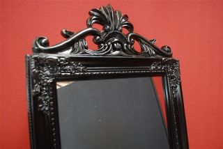Standspiegel 180 x 45 cm Spiegel antik Schwarz barock Landhaus
