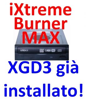 Masterizzatore DVD LiteON iHAS524B Burner Max XGD3 installat ver B