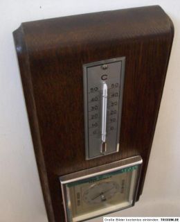 Thermometer Barometer 30er 40er Jahre Art Deco