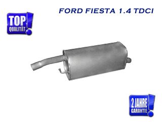 Endschalldämpfer Ford Fiesta V 1.4 TDCI Auspuff Neu BJ.11/01 12/05