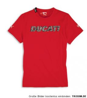 DUCATI Puma Logo AW ´11 kurzarm T Shirt rot NEU 2012 