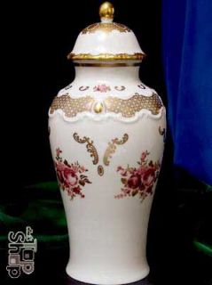 POMPÖSE Deckel AMPHORE  Porzellan Vase WALLENDORF Blumenvase