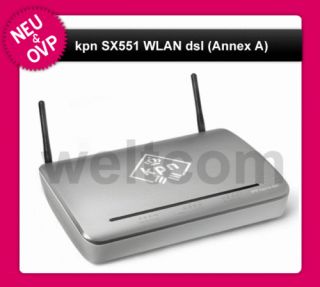 Gigaset für kpn SX551 WLAN dsl Router NEU (Annex A)