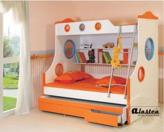 Hochbett 3 Schlafplätze Kinderbett Kinderzimmer Bett NEU