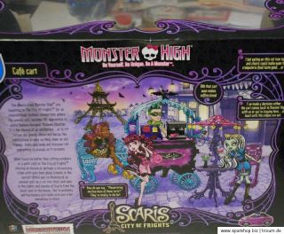 Monster High Straßencafe Scaris Zubehör Y4308 Cafe