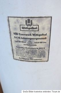 Badeofen Warmwasserspeicher Holzbadeofen Wittigsthal unbenutzt OVP
