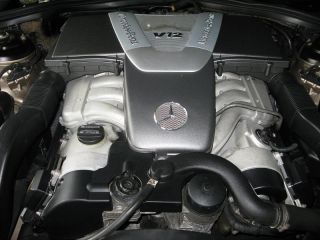 02 Mercedes CL600 V12 motor W220 W215 S600 M137 engine 5.8L 137.970 KW
