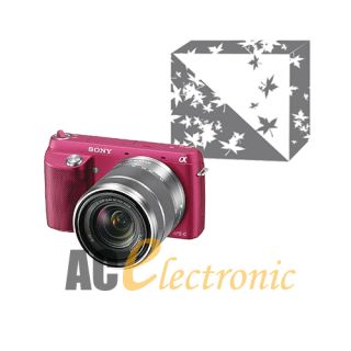 Sony Alpha NEX F3 16.1MP Camera Pink Kit 18 55mm Lens+Bundled 3G