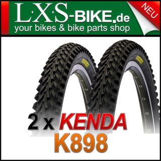 Kenda K898 Fahrrad Reifen 26 x 1,95  50 559 schwarz Set NEU