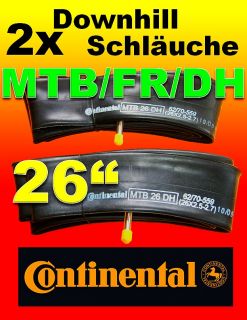 DH Fahrradschlauch MTB Downhill Schlauch Set 26x 2,5 2,7 62/70 559