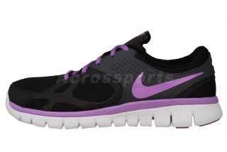 Nike Wmns Flex 2012 RN Black Violet Purple Womens Running Shoes 512108