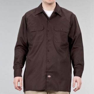 Dickies   574 Long Sleeve   Work Shirt   Neu & OVP   Braun