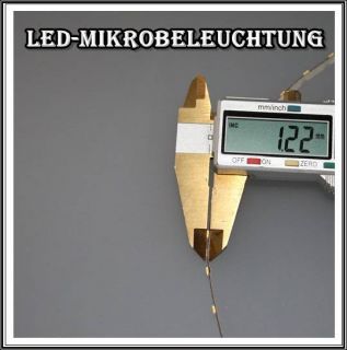SLIMMLED LED Mikro Beleuchtung warmweiss Möbel Vitrine indirekte