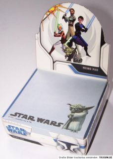 Star Wars Clone Yoda Notizblock Memopad Notizzettel NEU