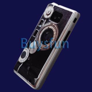 Classic Camera Print Hard Cover Case Skin for Samsung Galaxy S2 i9100