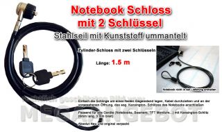 Notebook Sicherheit Schloss Kensington Lock Notebook Laptop Schwarz