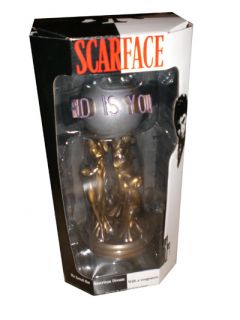 THE WORLD IS YOURS 10 SCARFACE ABS STATUE FIGUR MEZCO