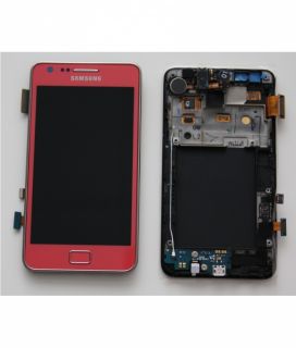 Samsung i9100 Galaxy S2 S 2 LCD Display mit Rahmen Komplettset