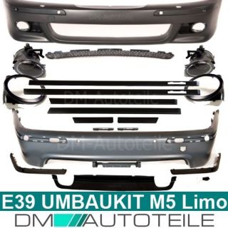 BMW 5er E39 M5 Look Limousine Stoßstange Bodykit + Türleisten+Duplex
