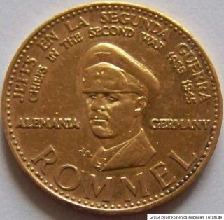 GENERAL ERWIN ROMMEL   2. WELTKRIEG 1945   900 GOLDMÜNZE   GOLDBARREN