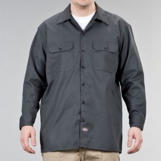 Dickies   574 Long Sleeve   Work Shirt   Neu & OVP   Charcoal