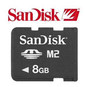 GB  Memory STICK MICRO M2 SanDisk 8GB M2 für Sony Ericsson C902