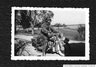 Foto Motorrad , Krad, Kradmelder mit Kennzeichen, ca 8,5 cm x 5,5 cm