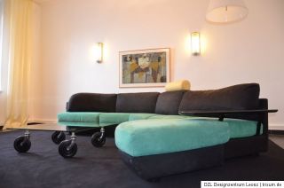 Frighetto Nobelmarke Wohnlandschaft Sofa Couch 80er Design Neupreis