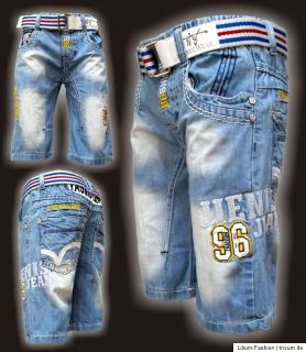 Super Coole Bermuda Jeans Junge JNS LX5003 Gr. 4 12 neu 2012