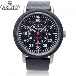 Aristo Uhr   Automatikuhr   Serie CARBON   7H80ASC