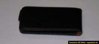 Sony Ericsson Xperia Neo V Schwarz Handy Leder Tasche Flip Case Schutz