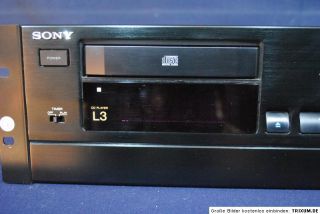 Sony CDP   L3 Professional CD Player + Fernbedienung 19   TOP  High