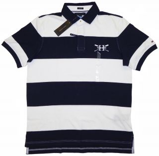 Tommy Hilfiger Poloshirt Polo Shirt darkblue/white Size M XXL