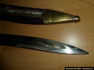 altes Indien Haumesser Busch Messer Jagdmesser mit Scheide Jagd