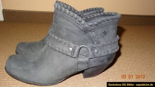 edc Schuhe, Stiefeletten, ankle boots, Gr. 38,wedges, leder, stiefel
