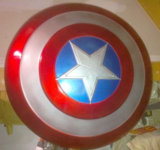 AVENGERS 2012 CAPTAIN AMERICA ADULT 24 INCH MOVIE SHIELD PROP LICENSED