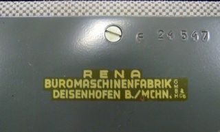 Rena Renaplan Papierwalze Druckwalze Handwalze Sammlerstück F13857