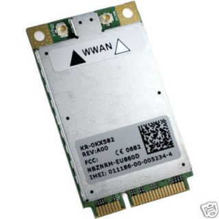 Dell WWAN 5520 3G MR372 HSDPA UMTS MiniCard D620 D820