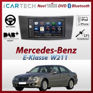 Mercedes E Klasse W211 Multimedia NAVIGATION TMC GPS DVD Navi HD USB