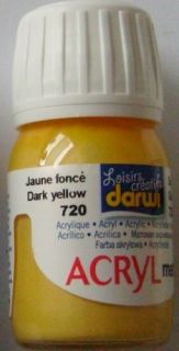 Darwi Acryl Metal 30 ml Dunkelgelb 720