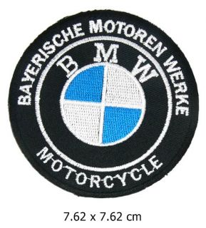 VM065 BMW Biker Motoren Motorcycle Aufnäher Patches