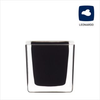 LEONARDO glaskoch Tischlicht Cube Teelicht 8cm Kerze