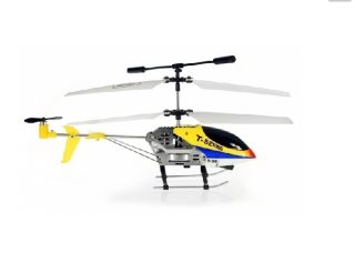 RC Indoor Helikopter mit Gyro   T638   gelb   neu ovp.