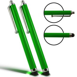 2x High Sensitive Stylus Pen Eingabe Stift Grün für Samsung Galaxy