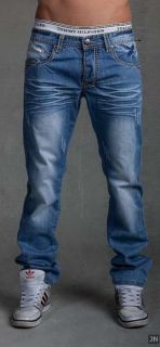 Jeansnet JN 2056 Streetwear Wash Coole Jeans Fette/Dicke Nähte Top
