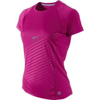 Ladies Nike Polygraphic Short Sleeve Running Tee 380936 639