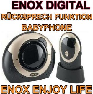 Enox Digital Funk Babyphone Babysitter klare Sound Ton Übertragung